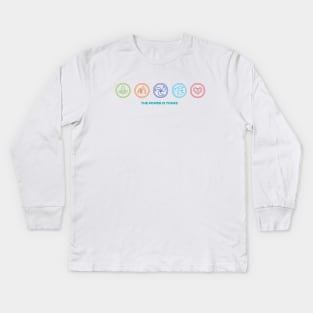 The Power is Yours (Color) Kids Long Sleeve T-Shirt